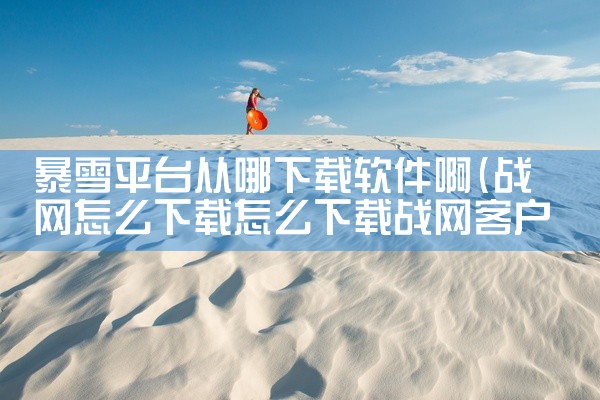 暴雪平台从哪下载软件啊