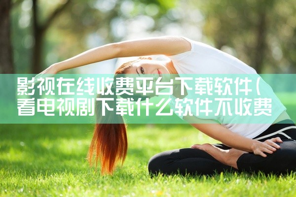 影视在线收费平台下载软件